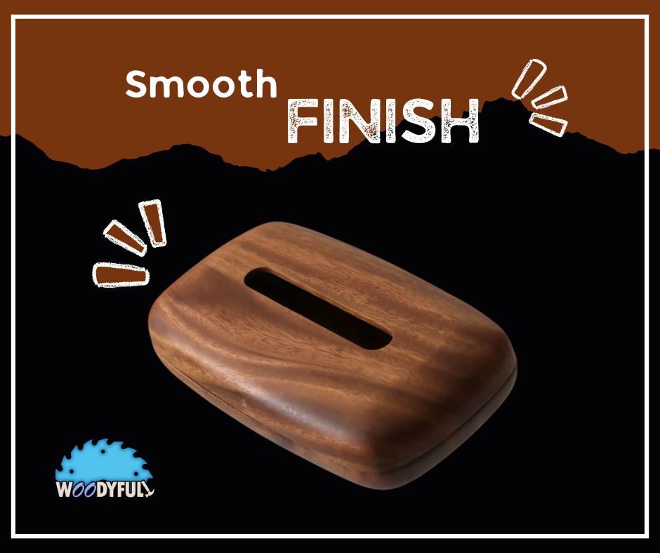 Walnut Tissue Box Cover – Wooden Napkin Holder, Minimalist Tabletop & Bathroom Decor