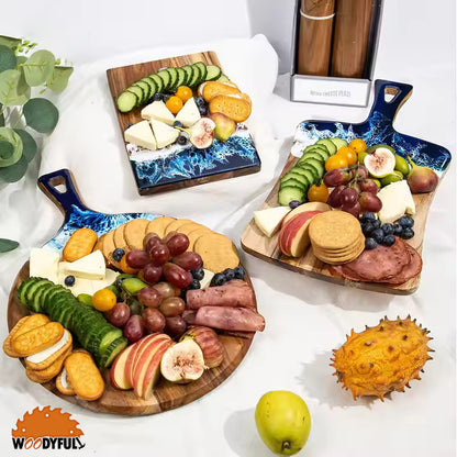 Premium Artisan Ocean Wave Cutting Boards