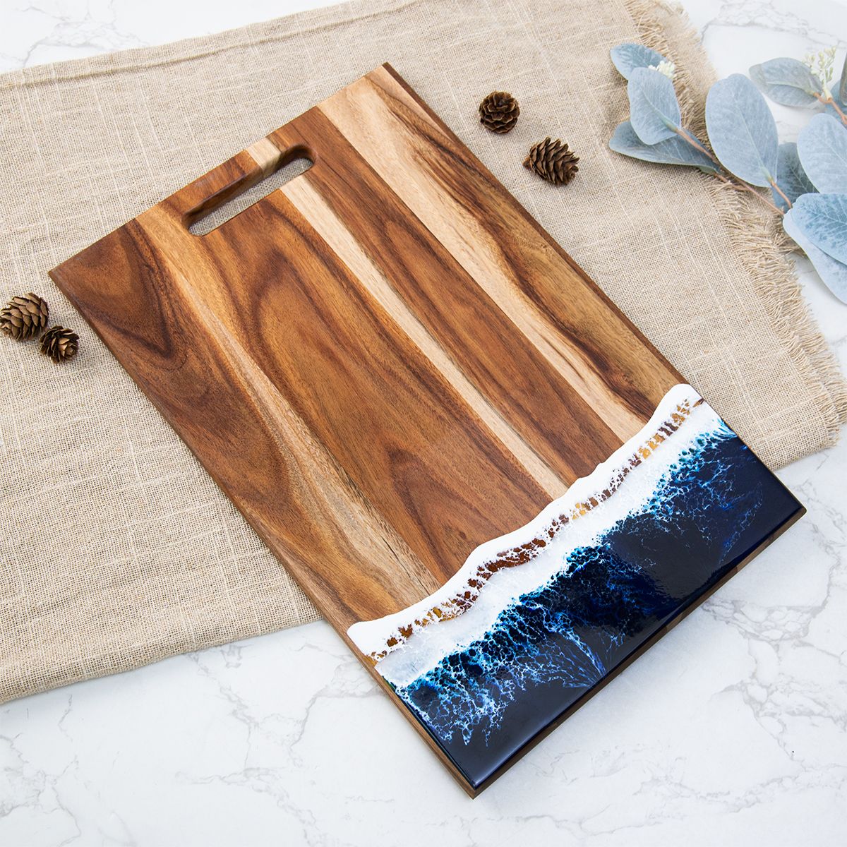 Premium Artisan Ocean Wave Cutting Boards