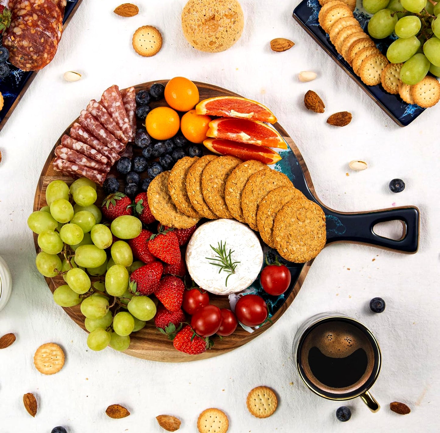 Premium Artisan Ocean Wave Cutting Boards