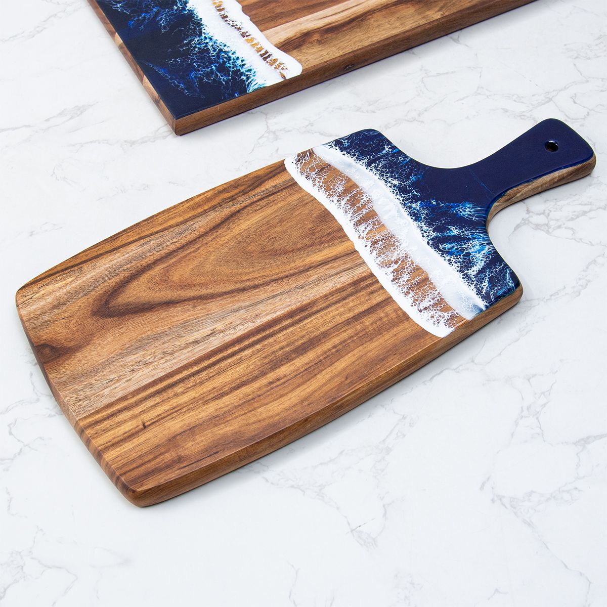 Wide paddle board perfect for serving at events
