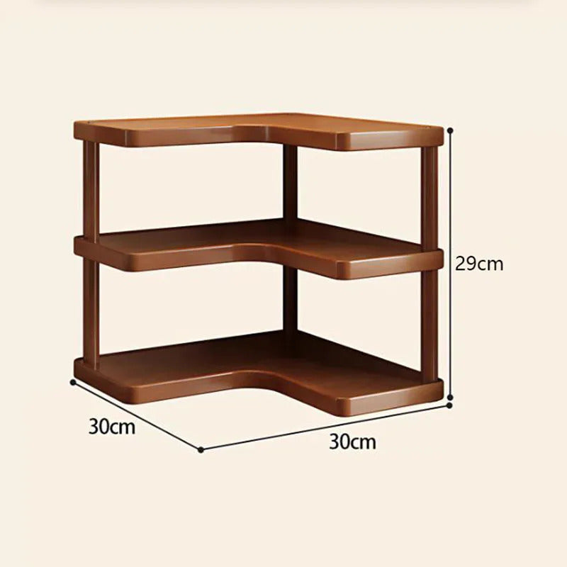 Wooden Kitchen Storage Rack – Multi-Tier Countertop Organizer for Tea, Coffee & Home Essentials