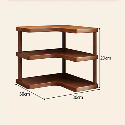 Wooden Kitchen Storage Rack – Multi-Tier Countertop Organizer for Tea, Coffee & Home Essentials