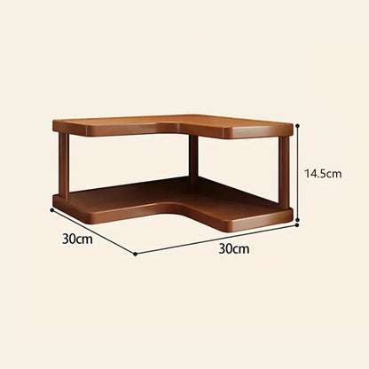 Wooden Kitchen Storage Rack – Multi-Tier Countertop Organizer for Tea, Coffee & Home Essentials