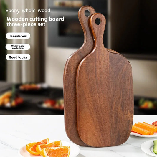 Acacia Wood Cutting Board with Handle | Serving Tray