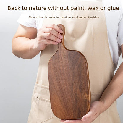 Acacia Wood Cutting Board with Handle | Serving Tray