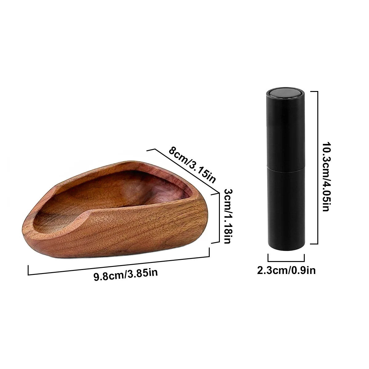 Wooden Coffee Bean Dosing Cup | Barista Spray Bottle Set