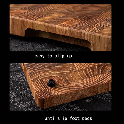 Teak Wood Cutting Board | Thick Wooden Chopping Board