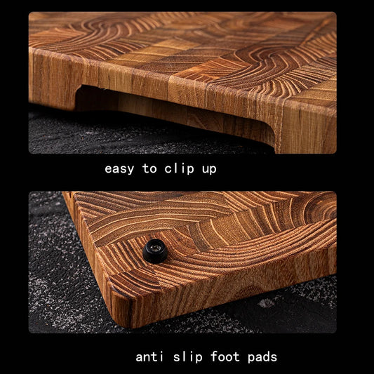 Teak Wood Cutting Board | Thick Wooden Chopping Board
