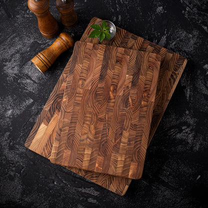 Teak Wood Cutting Board | Thick Wooden Chopping Board