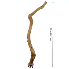 Natural Grapevine Wood Bird Perch – Parrot Stand, Chew Toy & Claw Grinding Accessory for Cockatiels, Parakeets & Small Birds