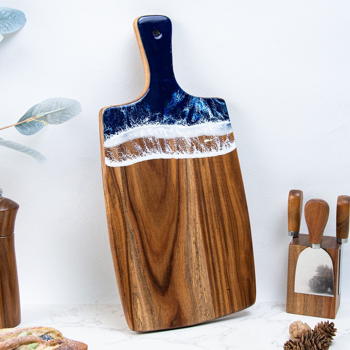 Premium Artisan Ocean Wave Cutting Boards